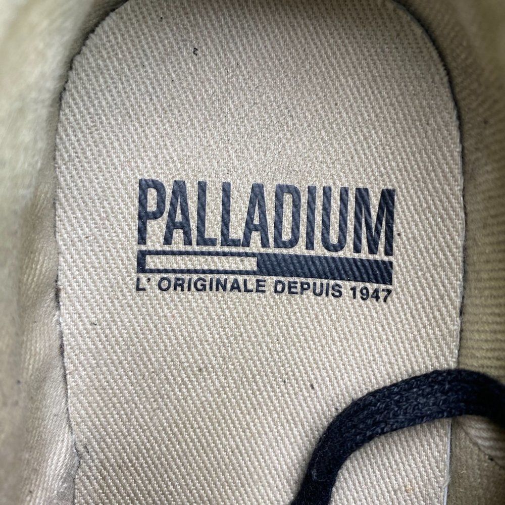Palladium Wander Lace Sneakers Womens 6.5 Black Minimalist Casual Suede Comfy - Picture 7 of 10